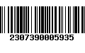 Código de Barras 2307390005935