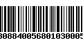 Código de Barras 230808840056801030005852