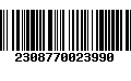 Código de Barras 2308770023990