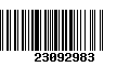 Código de Barras 23092983