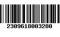 Código de Barras 2309618003280