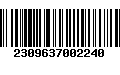 Código de Barras 2309637002240