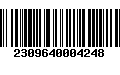 Código de Barras 2309640004248