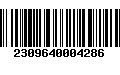 Código de Barras 2309640004286