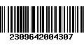 Código de Barras 2309642004307