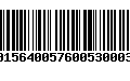 Código de Barras 231015640057600530003050