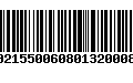 Código de Barras 231021550060801320008034