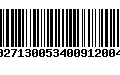 Código de Barras 231027130053400912004874