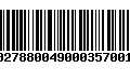 Código de Barras 231027880049000357001752