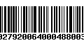 Código de Barras 231027920064000488003122