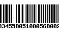 Código de Barras 231034550051000560002864