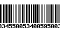 Código de Barras 231034550053400595003184