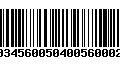 Código de Barras 231034560050400560002824