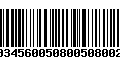 Código de Barras 231034560050800508002587