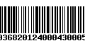 Código de Barras 231036820124000430005336