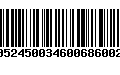 Código de Barras 231052450034600686002377