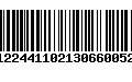 Código de Barras 2312244110213066005272