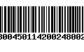 Código de Barras 231300450114200248002839