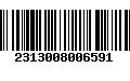 Código de Barras 2313008006591