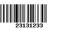 Código de Barras 23131233