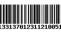 Código de Barras 2313313701231121005195