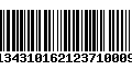 Código de Barras 2313431016212371000994