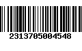 Código de Barras 2313705004548