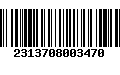 Código de Barras 2313708003470