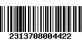 Código de Barras 2313708004422