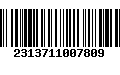 Código de Barras 2313711007809