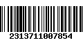 Código de Barras 2313711007854