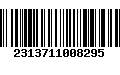 Código de Barras 2313711008295