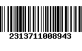 Código de Barras 2313711008943