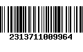 Código de Barras 2313711009964