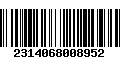 Código de Barras 2314068008952