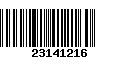 Código de Barras 23141216