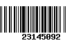 Código de Barras 23145092