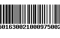 Código de Barras 231501630021000975002058