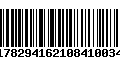 Código de Barras 2317829416210841003459