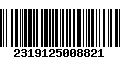 Código de Barras 2319125008821