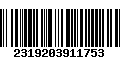 Código de Barras 2319203911753