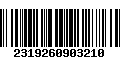 Código de Barras 2319260903210