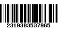 Código de Barras 2319383537965