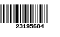 Código de Barras 23195684