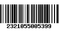 Código de Barras 2321055005399