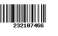 Código de Barras 232107466