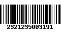 Código de Barras 2321235003191