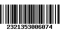 Código de Barras 2321353006074