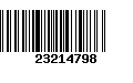 Código de Barras 23214798