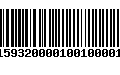 Código de Barras 232159320000100100001002